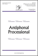 Antiphonal Processional SATB choral sheet music cover